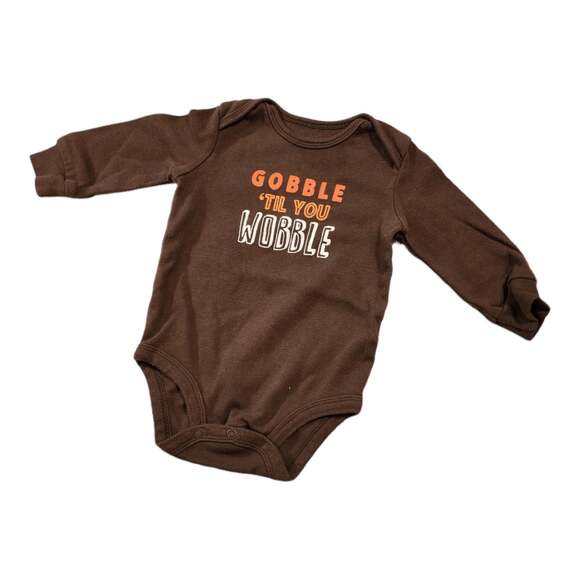 1st Thanksgiving Onesie & Bib Set 6M - Picture 2 of 6
